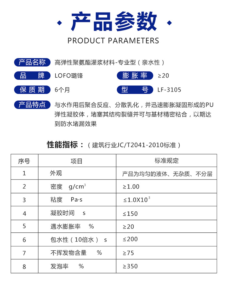 LFB-669高弹性聚氨酯灌浆材料(图2)